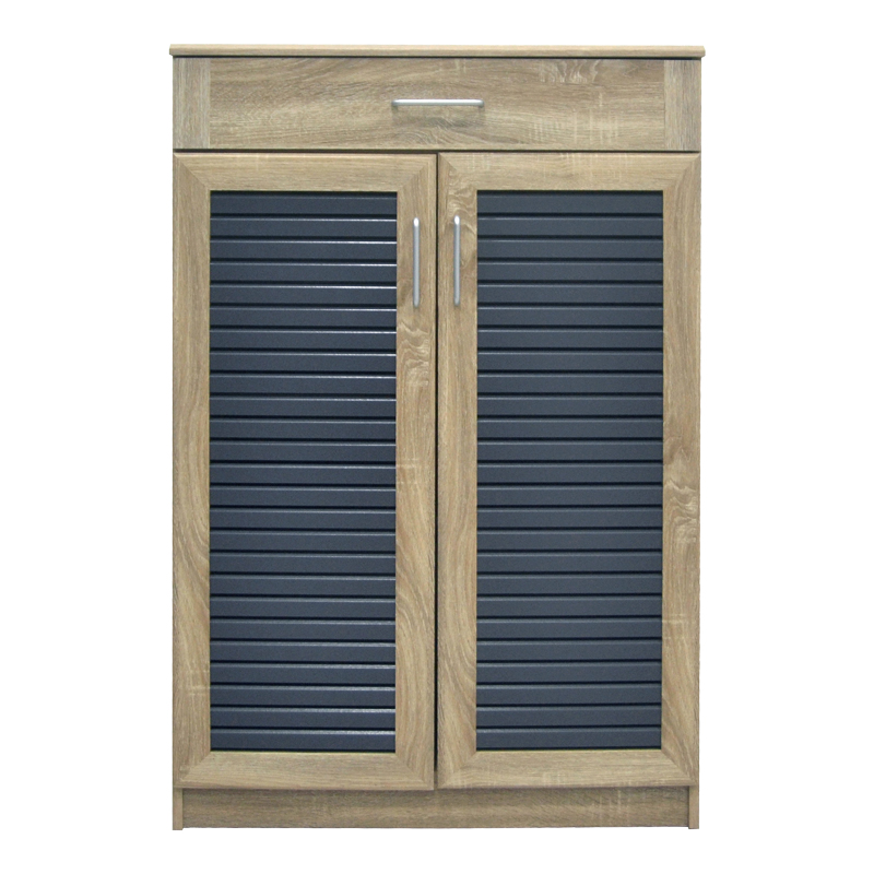 Παπουτσοθήκη-ντουλάπι Sante pakoworld 20 ζεύγων σε sonoma-ανθρακί απόχρωση 80x37x123εκ Παπουτσοθήκη-ντουλάπι Sante pakoworld 20 ζεύγων σε sonoma-ανθρακί απόχρωση 80x37x123εκ