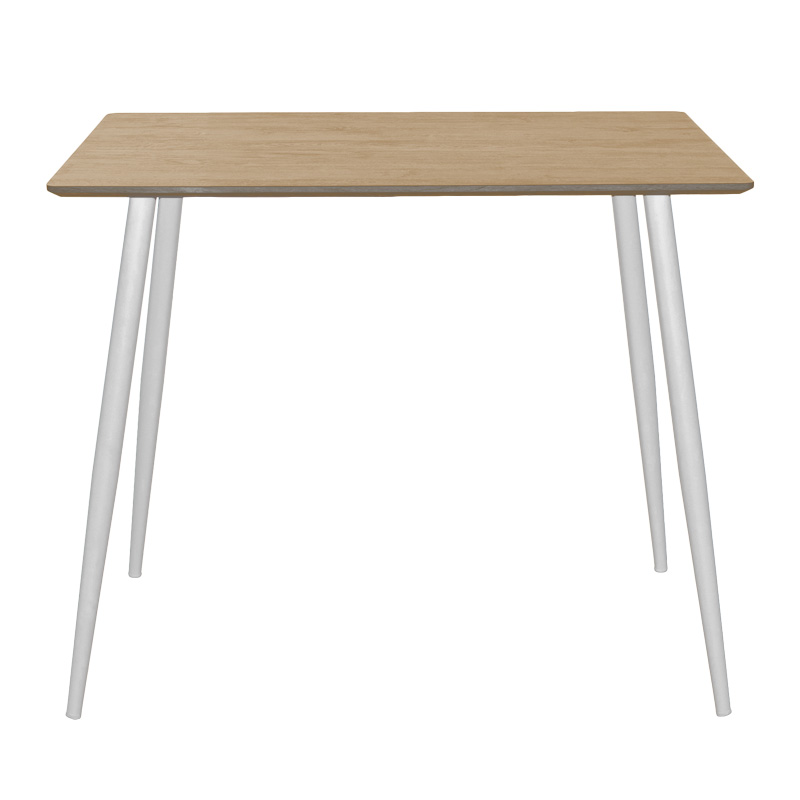 Τραπέζι Cuba pakoworld MDF sonoma-λευκό 70x70x75εκ Τραπέζι Cuba pakoworld MDF sonoma-λευκό 70x70x75εκ