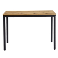 Τραπέζι Witte pakoworld MDF/Metal σε sonoma απόχρωση με μαύρο πόδι 110x70x76εκ Τραπέζι Witte pakoworld MDF/Metal σε sonoma απόχρωση με μαύρο πόδι 110x70x76εκ
