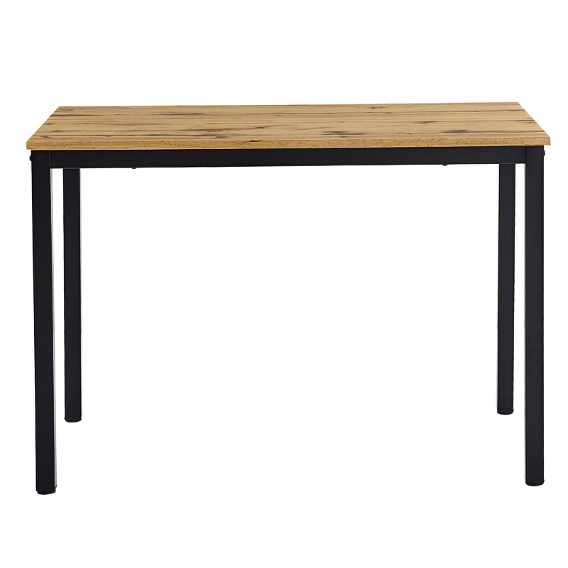 Τραπέζι Witte pakoworld MDF/Metal σε sonoma απόχρωση με μαύρο πόδι 110x70x76εκ Τραπέζι Witte pakoworld MDF/Metal σε sonoma απόχρωση με μαύρο πόδι 110x70x76εκ