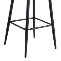 Σκαμπό μπαρ Velva pakoworld βελούδο σε σάπιο μήλο απόχρωση 46x45x113εκ Σκαμπό μπαρ Velva pakoworld βελούδο σε σάπιο μήλο απόχρωση 46x45x113εκ