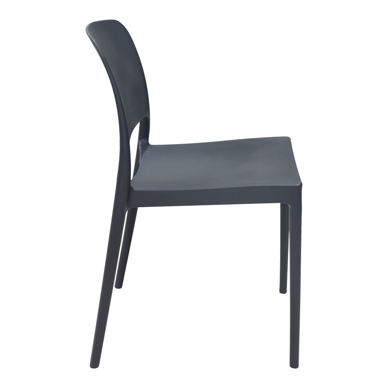 Καρέκλα Fenxy pakoworld pp σε μαύρη απόχρωση 38x42x77εκ Καρέκλα Fenxy pakoworld pp σε μαύρη απόχρωση 38x42x77εκ