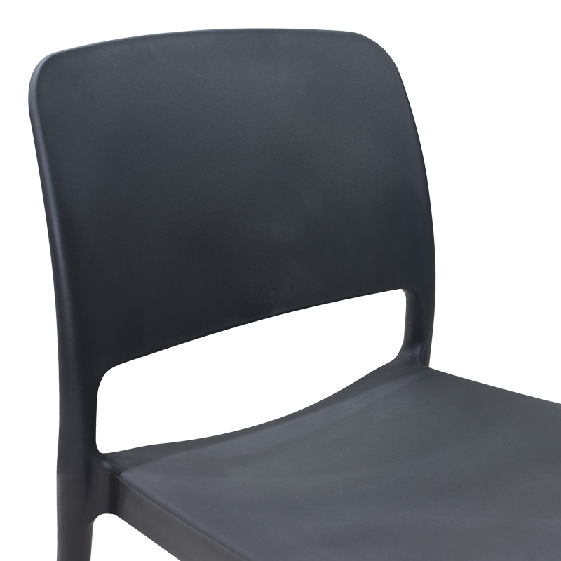 Καρέκλα Fenxy pakoworld pp σε μαύρη απόχρωση 38x42x77εκ Καρέκλα Fenxy pakoworld pp σε μαύρη απόχρωση 38x42x77εκ