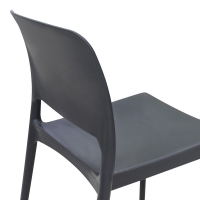 Καρέκλα Fenxy pakoworld pp σε μαύρη απόχρωση 38x42x77εκ Καρέκλα Fenxy pakoworld pp σε μαύρη απόχρωση 38x42x77εκ