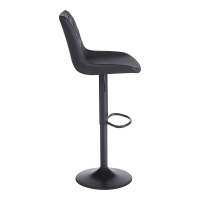 Σκαμπό μπαρ Libra pakoworld pu-μέταλλο σε μαύρη απόχρωση 49x55x115εκ Σκαμπό μπαρ Libra pakoworld pu-μέταλλο σε μαύρη απόχρωση 49x55x115εκ