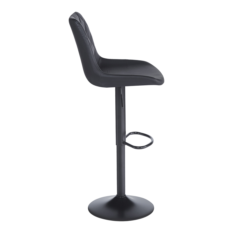 Σκαμπό μπαρ Libra pakoworld pu-μέταλλο σε μαύρη απόχρωση 49x55x115εκ Σκαμπό μπαρ Libra pakoworld pu-μέταλλο σε μαύρη απόχρωση 49x55x115εκ