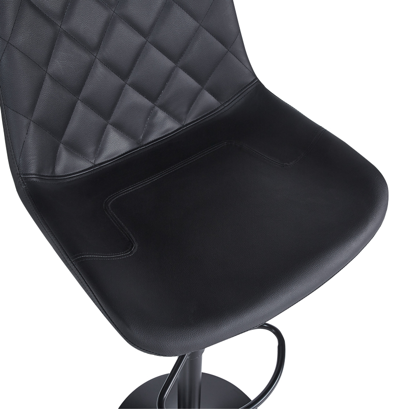 Σκαμπό μπαρ Libra pakoworld pu-μέταλλο σε μαύρη απόχρωση 49x55x115εκ Σκαμπό μπαρ Libra pakoworld pu-μέταλλο σε μαύρη απόχρωση 49x55x115εκ