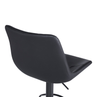 Σκαμπό μπαρ Libra pakoworld pu-μέταλλο σε μαύρη απόχρωση 49x55x115εκ Σκαμπό μπαρ Libra pakoworld pu-μέταλλο σε μαύρη απόχρωση 49x55x115εκ