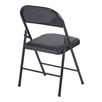 Καρέκλα Niro pakoworld πτυσσόμενη pu-μέταλλο σε μαύρη απόχρωση 46x46x79εκ Καρέκλα Niro pakoworld πτυσσόμενη pu-μέταλλο σε μαύρη απόχρωση 46x46x79εκ