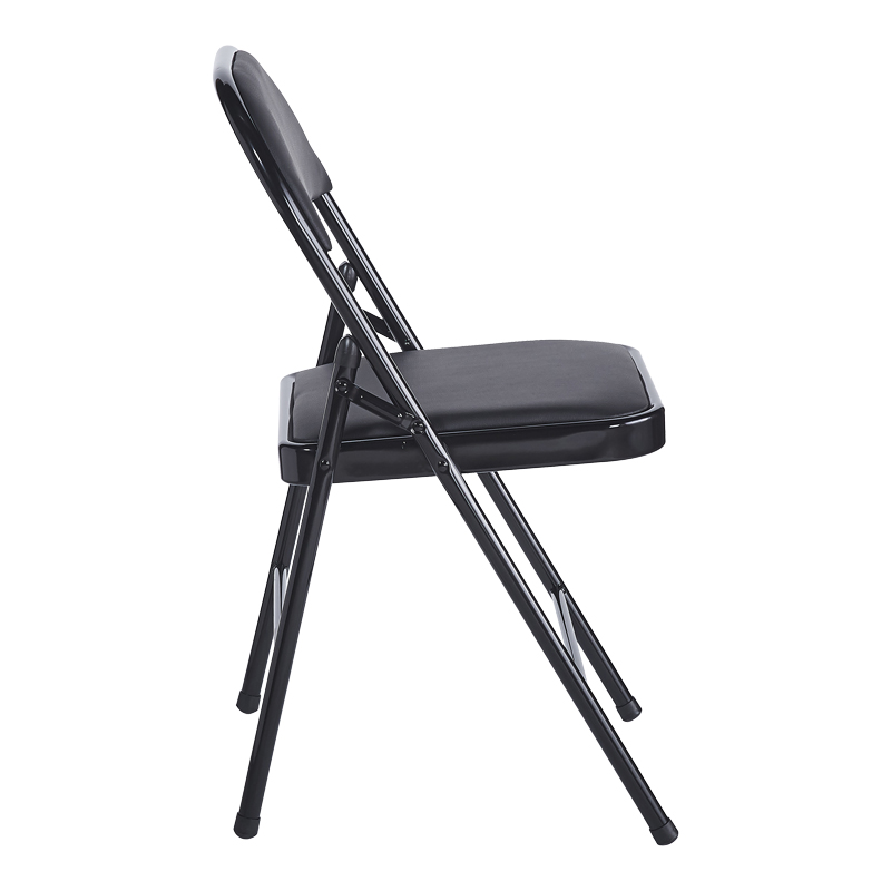 Καρέκλα Niro pakoworld πτυσσόμενη pu-μέταλλο σε μαύρη απόχρωση 46x46x79εκ Καρέκλα Niro pakoworld πτυσσόμενη pu-μέταλλο σε μαύρη απόχρωση 46x46x79εκ