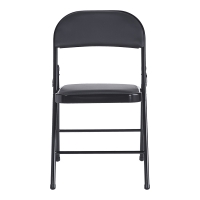 Καρέκλα Niro pakoworld πτυσσόμενη pu-μέταλλο σε μαύρη απόχρωση 46x46x79εκ Καρέκλα Niro pakoworld πτυσσόμενη pu-μέταλλο σε μαύρη απόχρωση 46x46x79εκ