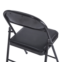 Καρέκλα Niro pakoworld πτυσσόμενη pu-μέταλλο σε μαύρη απόχρωση 46x46x79εκ Καρέκλα Niro pakoworld πτυσσόμενη pu-μέταλλο σε μαύρη απόχρωση 46x46x79εκ