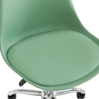 Καρέκλα γραφείου Gaston II pakoworld μέντα pp-pu 48x57x77-90εκ Καρέκλα γραφείου Gaston II pakoworld μέντα pp-pu 48x57x77-90εκ