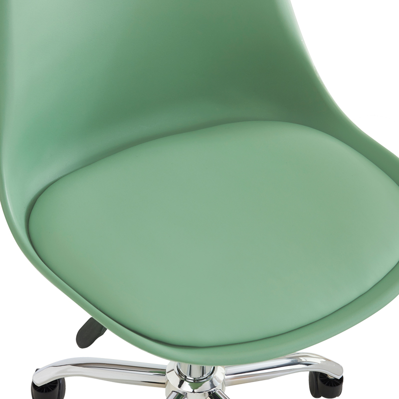 Καρέκλα γραφείου Gaston II pakoworld μέντα pp-pu 48x57x77-90εκ Καρέκλα γραφείου Gaston II pakoworld μέντα pp-pu 48x57x77-90εκ