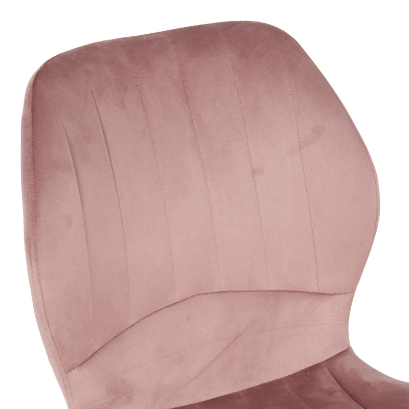 Καρέκλα Jelour pakoworld βελούδο σε σάπιο μήλο απόχρωση-πόδια φυσικά μεταλλικά 46.5x60x84εκ Καρέκλα Jelour pakoworld βελούδο σε σάπιο μήλο απόχρωση-πόδια φυσικά μεταλλικά 46.5x60x84εκ