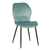 Καρέκλα Jelour pakoworld βελούδο σε φυστικί απόχρωση 46.5x60x84εκ Καρέκλα Jelour pakoworld βελούδο σε φυστικί απόχρωση 46.5x60x84εκ