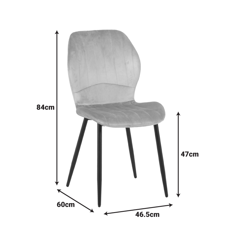 Καρέκλα Jelour pakoworld βελούδο σε φυστικί απόχρωση 46.5x60x84εκ Καρέκλα Jelour pakoworld βελούδο σε φυστικί απόχρωση 46.5x60x84εκ
