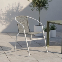 Πολυθρόνα Obbi pakoworld μέταλλο-pe γκρι 53x59x72εκ Πολυθρόνα Obbi pakoworld μέταλλο-pe γκρι 53x59x72εκ