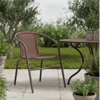 Πολυθρόνα Obbi pakoworld μέταλλο-pe καφέ 53x59x72εκ Πολυθρόνα Obbi pakoworld μέταλλο-pe καφέ 53x59x72εκ