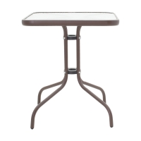 Tραπεζαρία Obbi-Watson pakoworld σετ 3τεμ καφέ μέταλλο-pe rattan 60x60x70εκ Tραπεζαρία Obbi-Watson pakoworld σετ 3τεμ καφέ μέταλλο-pe rattan 60x60x70εκ