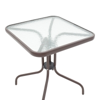 Tραπεζαρία Obbi-Watson pakoworld σετ 3τεμ καφέ μέταλλο-pe rattan 60x60x70εκ Tραπεζαρία Obbi-Watson pakoworld σετ 3τεμ καφέ μέταλλο-pe rattan 60x60x70εκ