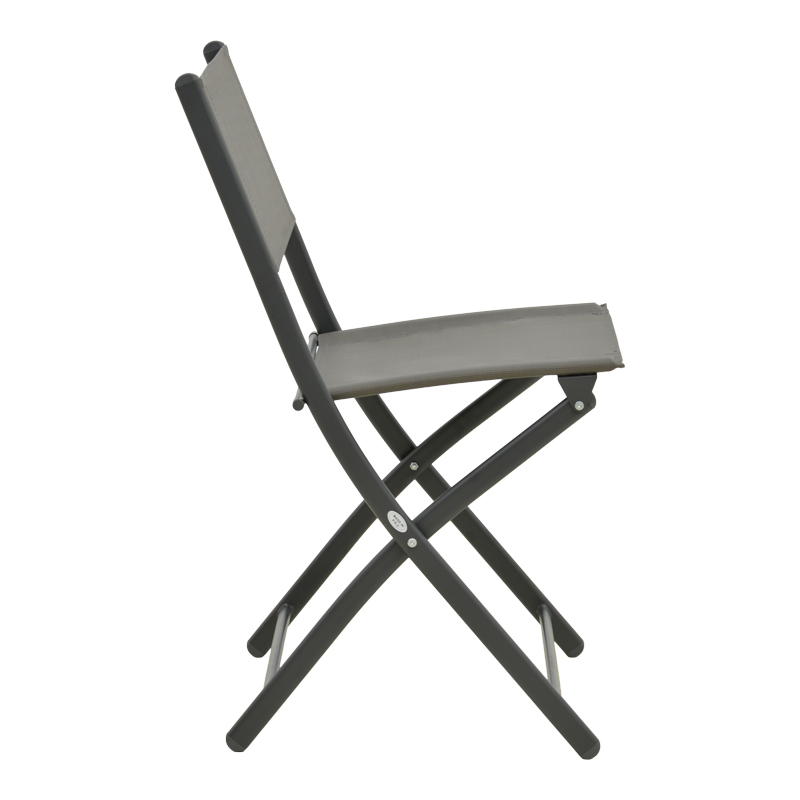 Καρέκλα Jeve pakoworld πτυσσόμενη μέταλλο-textilene σε ανθρακί απόχρωση 46x51x81εκ Καρέκλα Jeve pakoworld πτυσσόμενη μέταλλο-textilene σε ανθρακί απόχρωση 46x51x81εκ