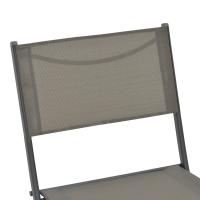 Καρέκλα Jeve pakoworld πτυσσόμενη μέταλλο-textilene σε ανθρακί απόχρωση 46x51x81εκ Καρέκλα Jeve pakoworld πτυσσόμενη μέταλλο-textilene σε ανθρακί απόχρωση 46x51x81εκ