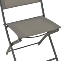 Καρέκλα Jeve pakoworld πτυσσόμενη μέταλλο-textilene σε ανθρακί απόχρωση 46x51x81εκ Καρέκλα Jeve pakoworld πτυσσόμενη μέταλλο-textilene σε ανθρακί απόχρωση 46x51x81εκ