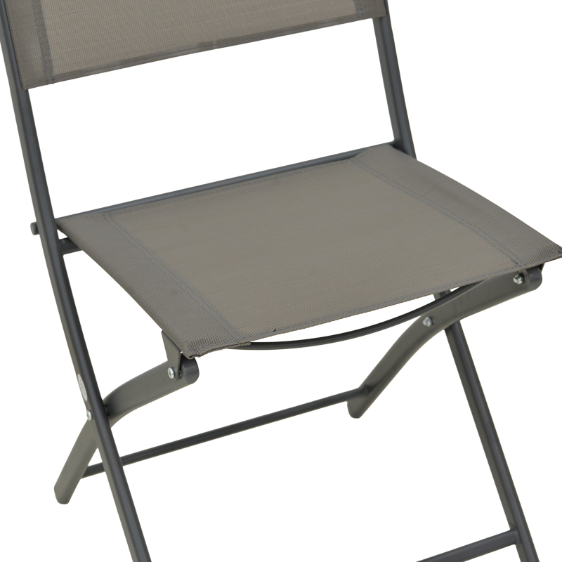 Καρέκλα Jeve pakoworld πτυσσόμενη μέταλλο-textilene σε ανθρακί απόχρωση 46x51x81εκ Καρέκλα Jeve pakoworld πτυσσόμενη μέταλλο-textilene σε ανθρακί απόχρωση 46x51x81εκ