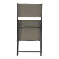 Καρέκλα Jeve pakoworld πτυσσόμενη μέταλλο-textilene σε ανθρακί απόχρωση 46x51x81εκ Καρέκλα Jeve pakoworld πτυσσόμενη μέταλλο-textilene σε ανθρακί απόχρωση 46x51x81εκ