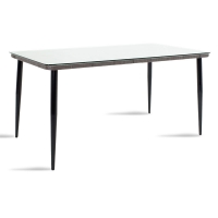 Τραπέζι Naoki pakoworld μέταλλο μαύρο-pe γκρι-γυαλί 160x90x78εκ Τραπέζι Naoki pakoworld μέταλλο μαύρο-pe γκρι-γυαλί 160x90x78εκ