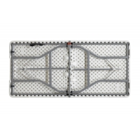 Τραπέζι catering Rodeo pakoworld πτυσσόμενο-βαλίτσα λευκό 183x76x74εκ