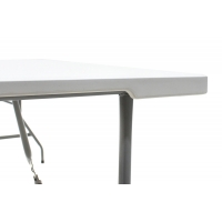 Τραπέζι catering Rodeo pakoworld πτυσσόμενο-βαλίτσα λευκό 183x76x74εκ