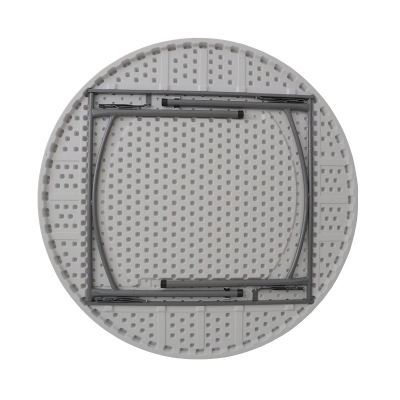 Τραπέζι μονοκόμματο catering-συνεδρίου Comfort pakoworld λευκό στρόγγυλο Φ150x74εκ