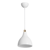 Φωτιστικό οροφής μονόφωτο Lofty pakoworld Ε27 λευκό Φ18x22εκ Φωτιστικό οροφής μονόφωτο Lofty pakoworld Ε27 λευκό Φ18x22εκ