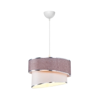 Φωτιστικό οροφής μονόφωτο Loopy pakoworld Ε27 μωβ-λευκό Φ30x18εκ Φωτιστικό οροφής μονόφωτο Loopy pakoworld Ε27 μωβ-λευκό Φ30x18εκ