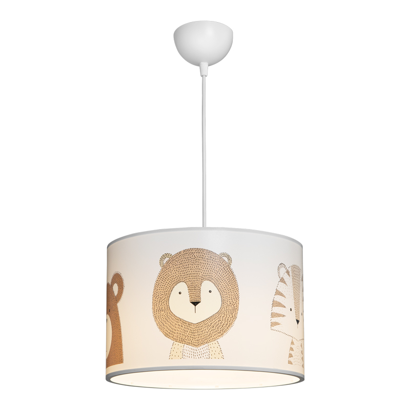 Παιδικό φωτιστικό οροφής Safari pakoworld led E27 πολύχρωμο PVC Φ30x20εκ Παιδικό φωτιστικό οροφής Safari pakoworld led E27 πολύχρωμο PVC Φ30x20εκ