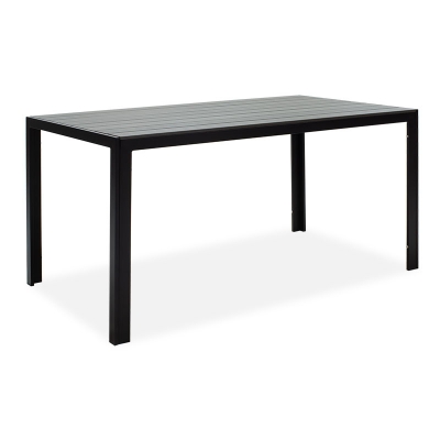 Τραπέζι Nares pakoworld αλουμίνιο ανθρακί-plywood γκρι 140x80x72.5εκ Τραπέζι Nares pakoworld αλουμίνιο ανθρακί-plywood γκρι 140x80x72.5εκ
