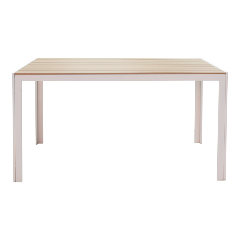 Τραπεζαρία Zacreta-Nares σετ 5τεμ pakoworld λευκό-φυσικό 140x80x72.5εκ Τραπεζαρία Zacreta-Nares σετ 5τεμ pakoworld λευκό-φυσικό 140x80x72.5εκ