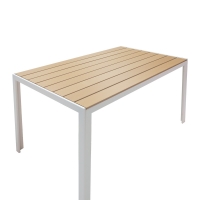 Τραπεζαρία Zacreta-Nares σετ 5τεμ pakoworld λευκό-φυσικό 140x80x72.5εκ Τραπεζαρία Zacreta-Nares σετ 5τεμ pakoworld λευκό-φυσικό 140x80x72.5εκ