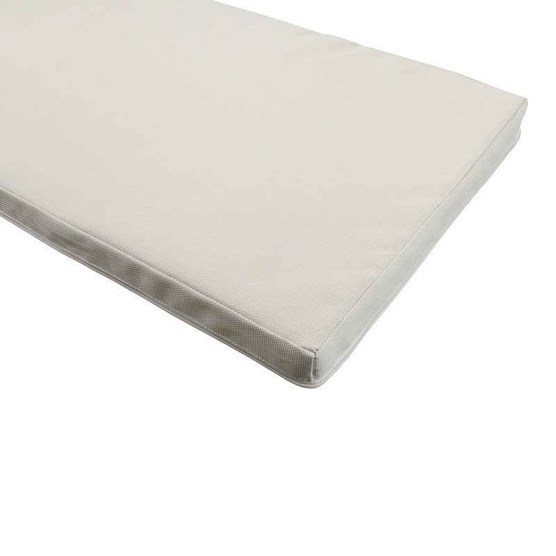 Μαξιλάρι Vertian pakoworld textilene σε μπεζ απόχρωση 58x194x7εκ