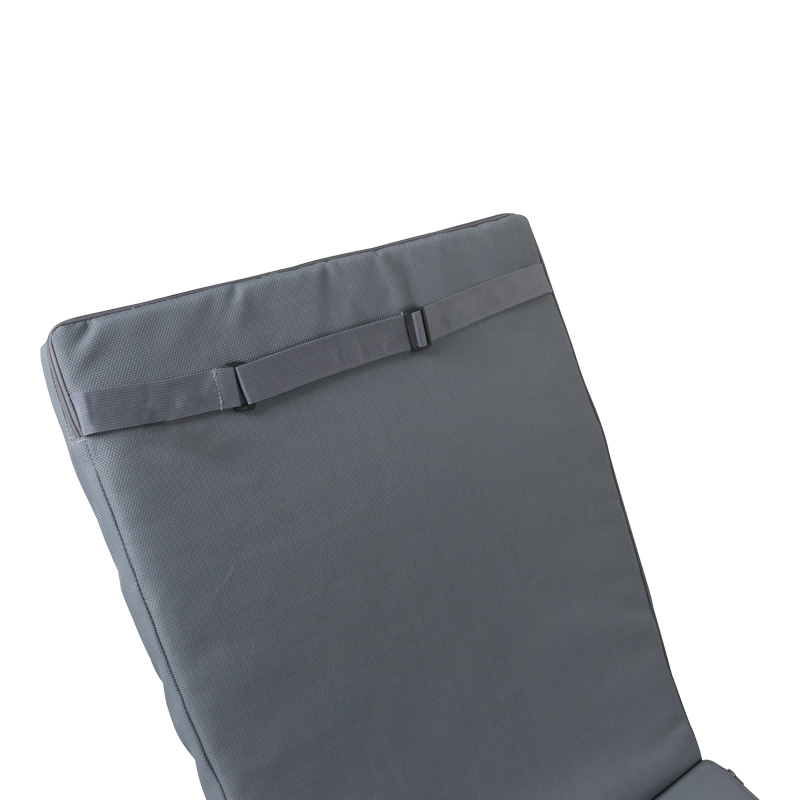 Μαξιλάρι Vertian pakoworld textilene σε ανθρακί απόχρωση 58x194x7εκ