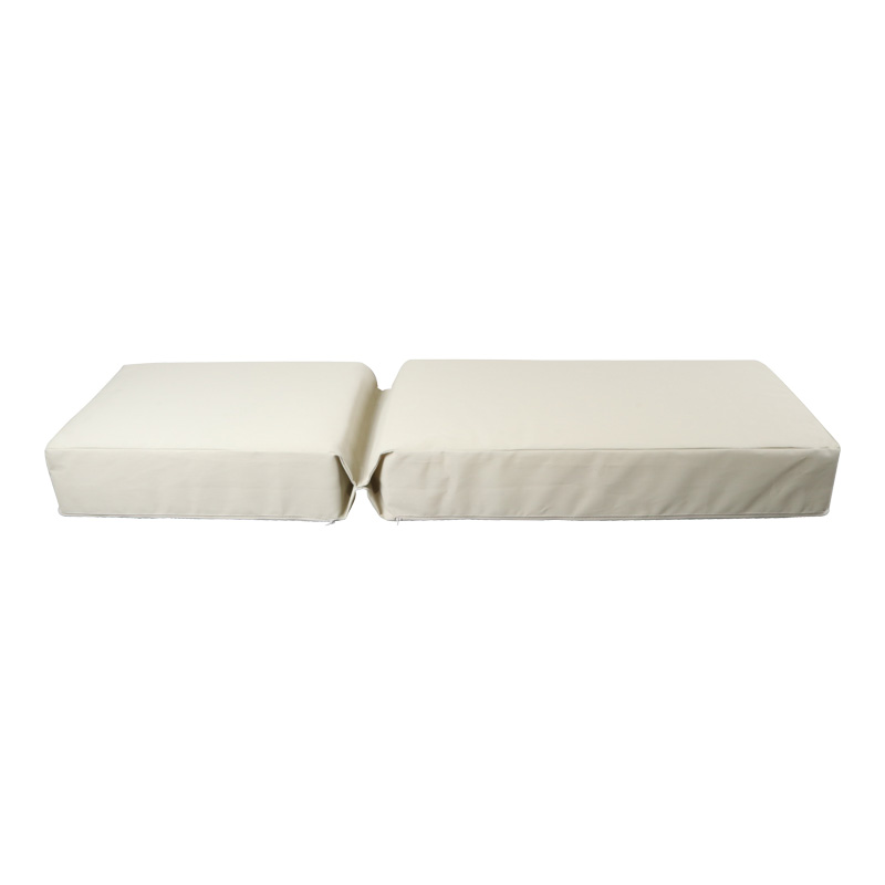 Μαξιλάρι Vertian pakoworld textilene σε μπεζ απόχρωση 58x190x20εκ