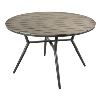 Τραπεζαρία Appa-Moly σετ 5τεμ pakoworld αλουμίνιο και plywood σε ανθρακί απόχρωση Φ120x74εκ Τραπεζαρία Appa-Moly σετ 5τεμ pakoworld αλουμίνιο και plywood σε ανθρακί απόχρωση Φ120x74εκ