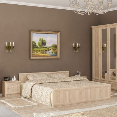 Κρεβάτι διπλό Rebecca pakoworld sonoma 160x200εκ Κρεβάτι διπλό Rebecca pakoworld sonoma 160x200εκ