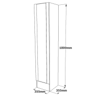 Στήλη Xara pakoworld oak 35.5x35.5x180εκ