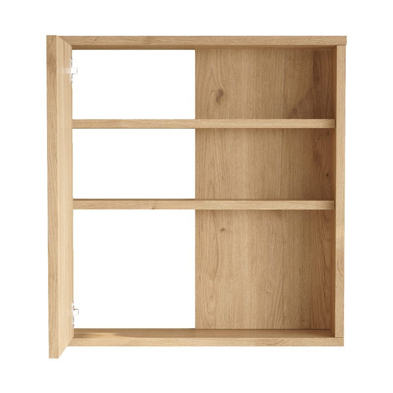 Ντουλάπι μπάνιου Bagno με καθρέπτη pakoworld oak 60x14.5x63.6εκ