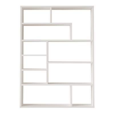Βιβλιοθήκη Decora pakoworld σε λευκη απόχρωση 90x22x123.6εκ Βιβλιοθήκη Decora pakoworld σε λευκη απόχρωση 90x22x123.6εκ