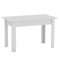 Τραπέζι Quiin pakoworld επεκτεινόμενο λευκό 120-174x70x73.5εκ Τραπέζι Quiin pakoworld επεκτεινόμενο λευκό 120-174x70x73.5εκ
