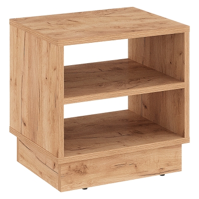 Κομοδίνο Mason pakoworld μελαμίνης σε oak απόχρωση 40x32x40εκ Κομοδίνο Mason pakoworld μελαμίνης σε oak απόχρωση 40x32x40εκ